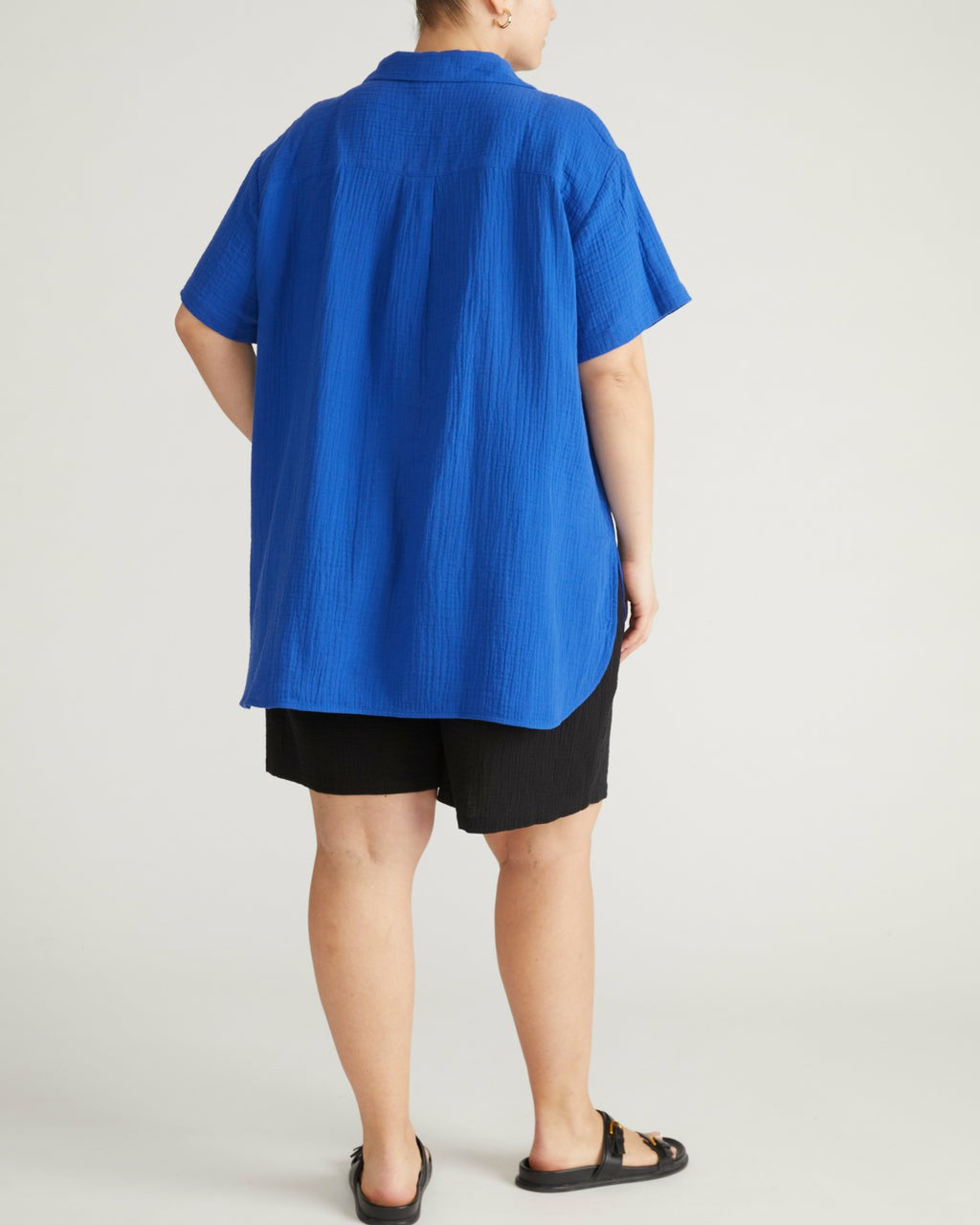 Luxe Cotton Gauze Beach Shirt - Ultramarine | Universal Standard