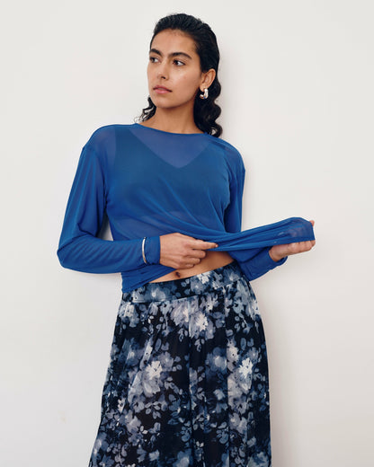Thames Fog Top - Ultramarine | Universal Standard