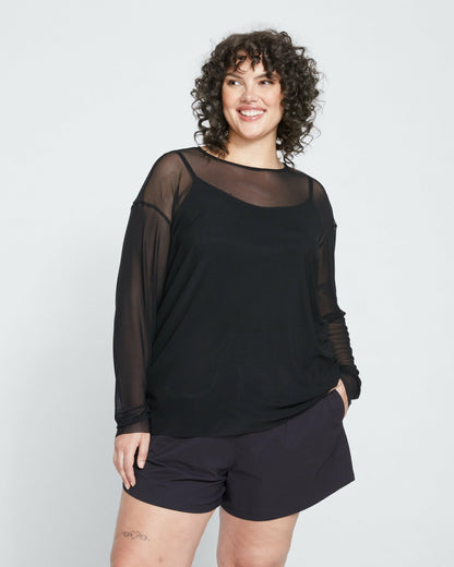 Thames Fog Top - Black | Universal Standard