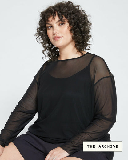 Thames Fog Top - Black | Universal Standard