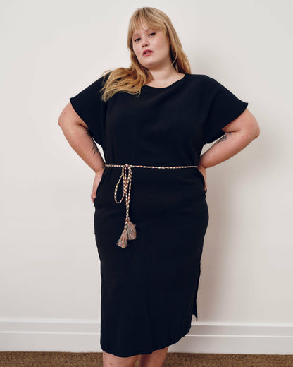 Luxe Cotton Gauze Beach Dress - Black | Universal Standard