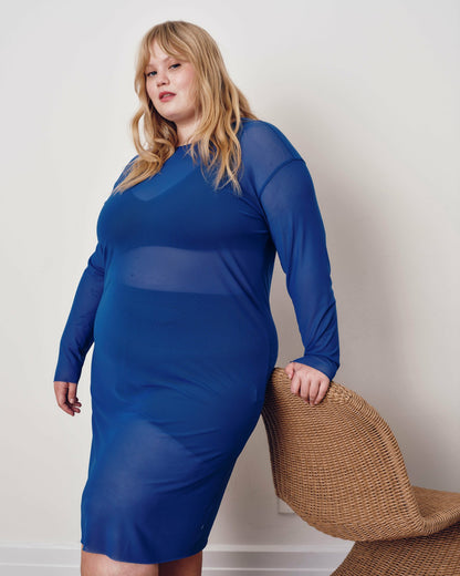Thames Fog Dress - Ultramarine | Universal Standard