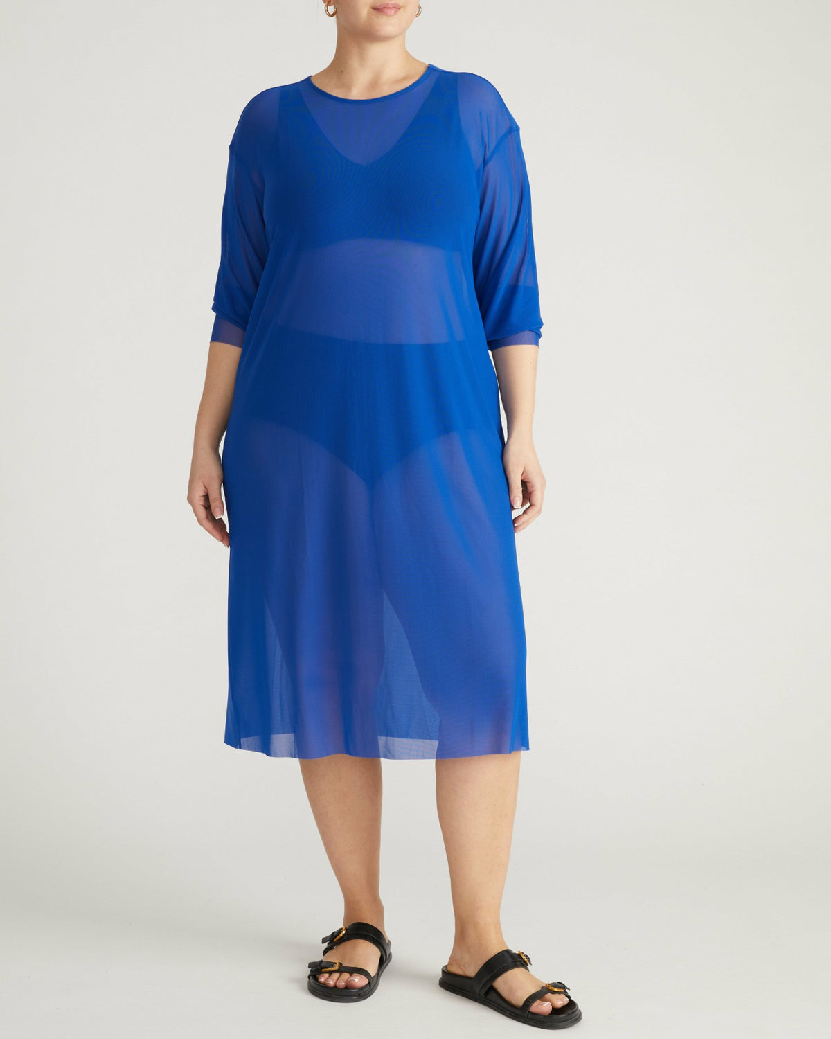 Thames Fog Dress - Ultramarine | Universal Standard