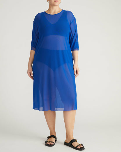 Thames Fog Dress - Ultramarine | Universal Standard