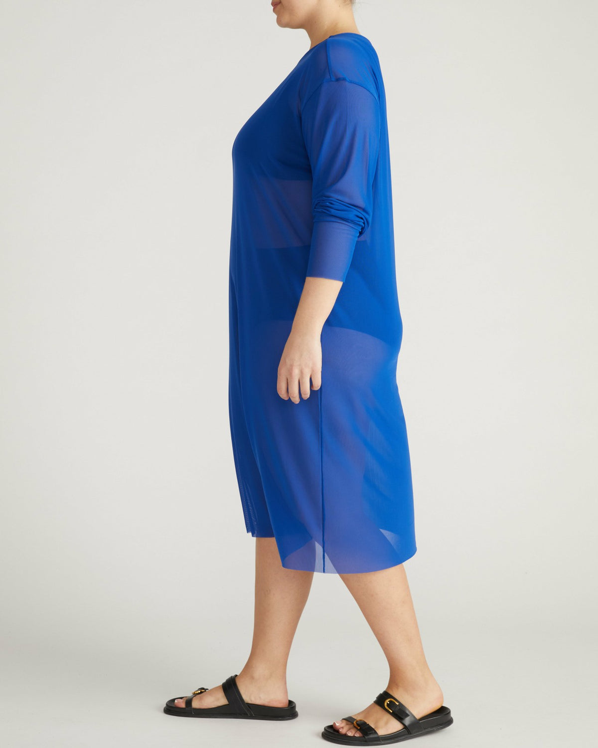 Thames Fog Dress - Ultramarine | Universal Standard