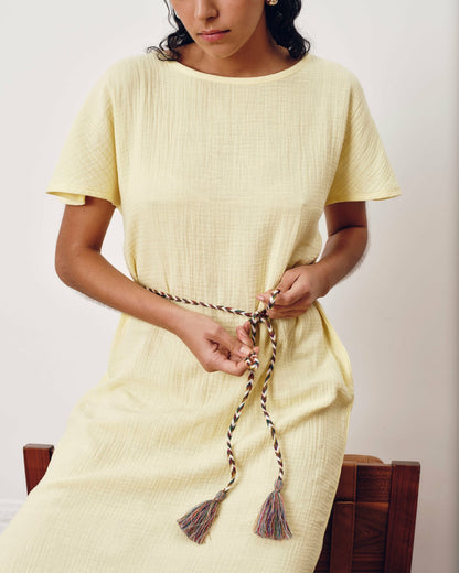 Luxe Cotton Gauze Beach Dress - Pale Daffodil | Universal Standard