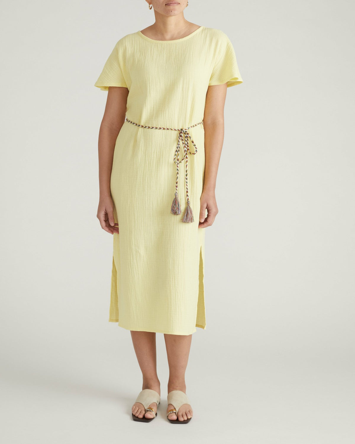 Luxe Cotton Gauze Beach Dress - Pale Daffodil | Universal Standard