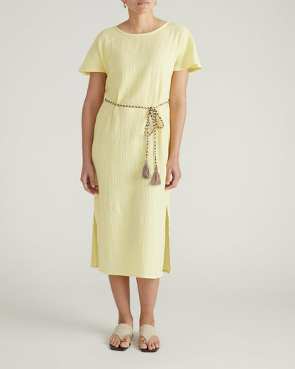 Luxe Cotton Gauze Beach Dress - Pale Daffodil | Universal Standard