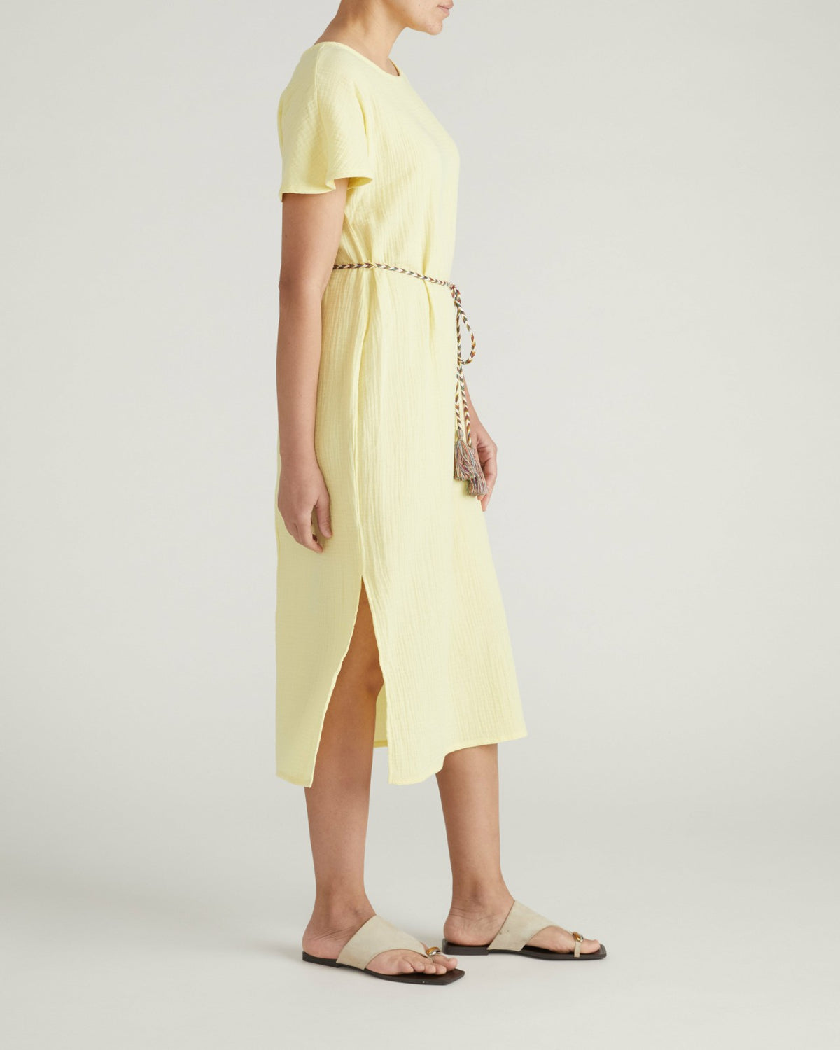 Luxe Cotton Gauze Beach Dress - Pale Daffodil | Universal Standard