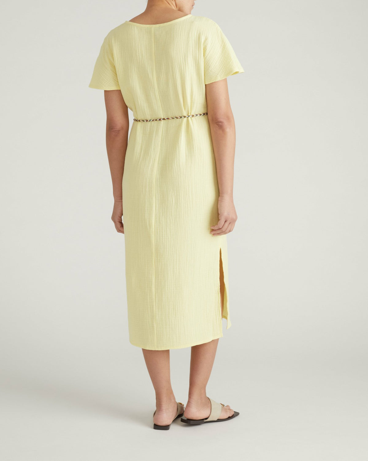 Luxe Cotton Gauze Beach Dress - Pale Daffodil | Universal Standard