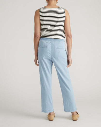 Perfect Tencel Chambray Off-Duty Pants - Morning Blue | Universal Standard