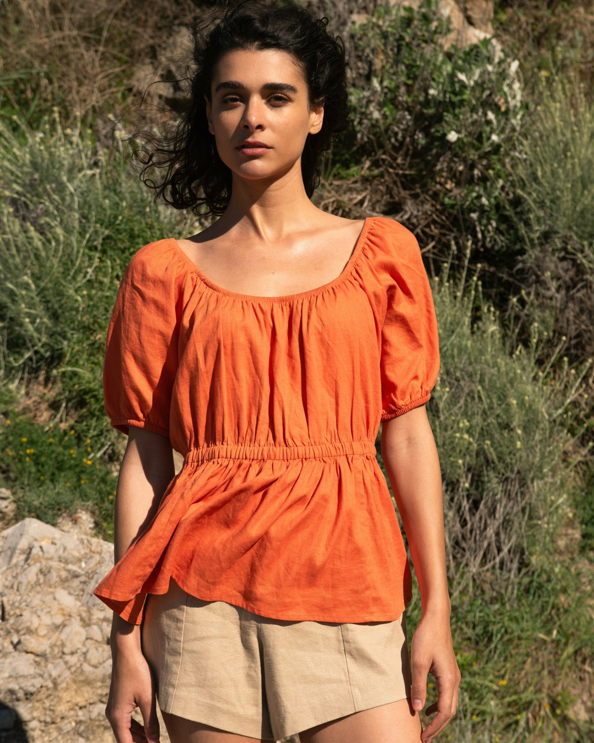 Coastal Linen Blend Shorts - Danish Coffee | Universal Standard