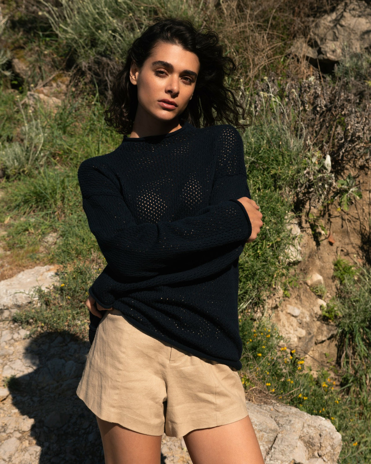 Coastal Linen Blend Shorts - Danish Coffee | Universal Standard