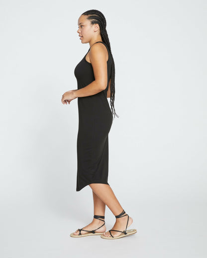 Cai High Neck Tank Dress - Black | Universal Standard
