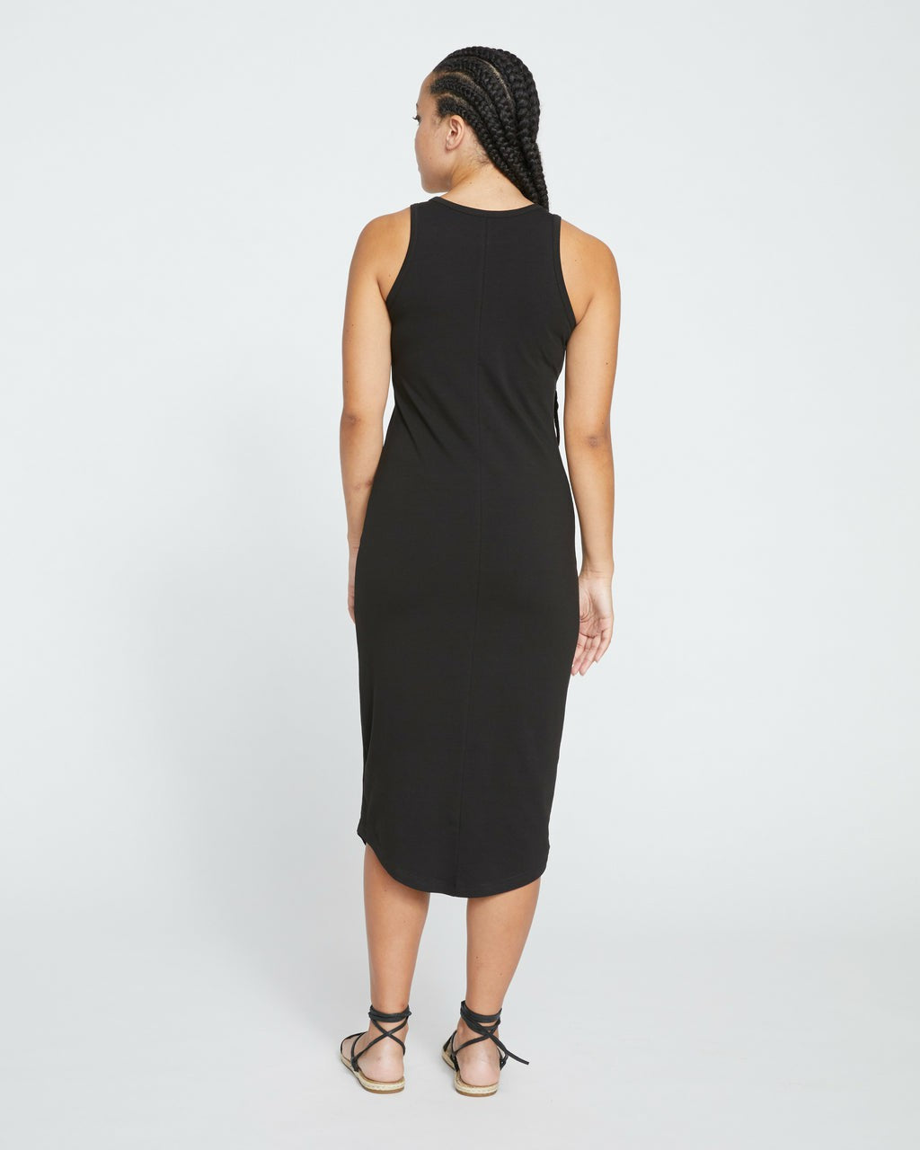 Cai High Neck Tank Dress - Black | Universal Standard