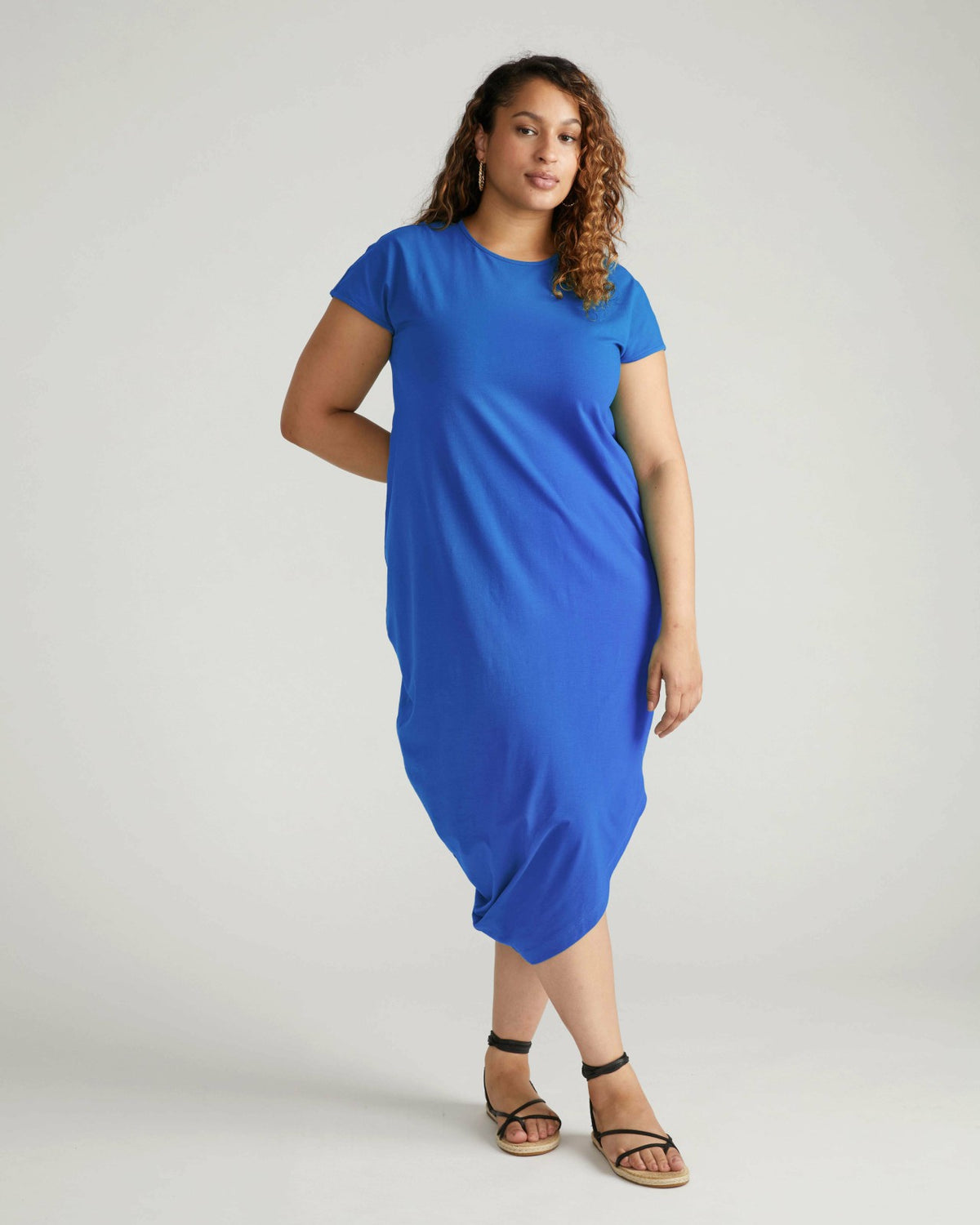 Iconic Geneva Dress - Lapis | Universal Standard