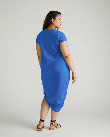 Iconic Geneva Dress - Lapis | Universal Standard