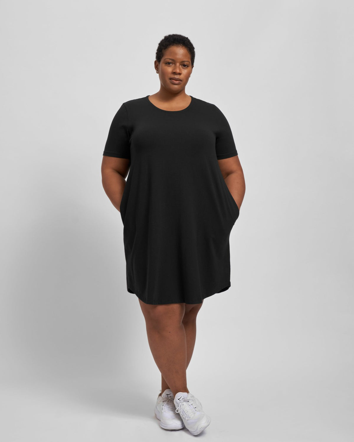 Halie T-Shirt Dress - Black | Universal Standard