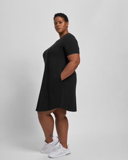 Halie T-Shirt Dress - Black | Universal Standard