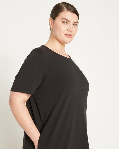 Halie T-Shirt Dress - Black | Universal Standard