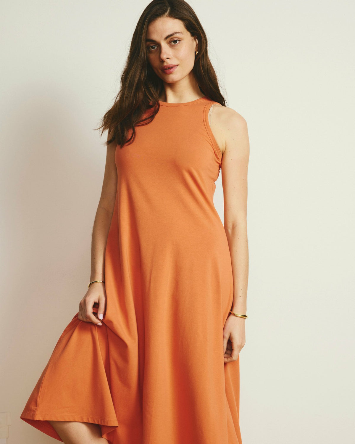 Sardinia Tank Dress - Italian Orange | Universal Standard