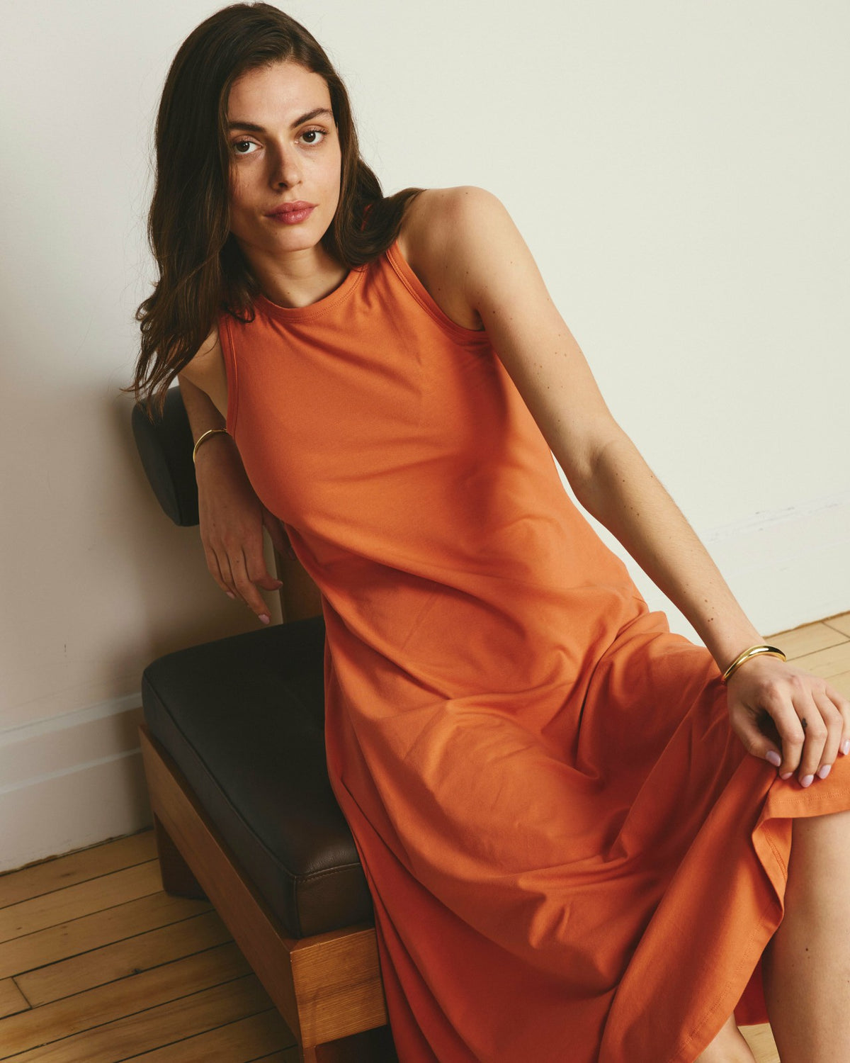 Sardinia Tank Dress - Italian Orange | Universal Standard