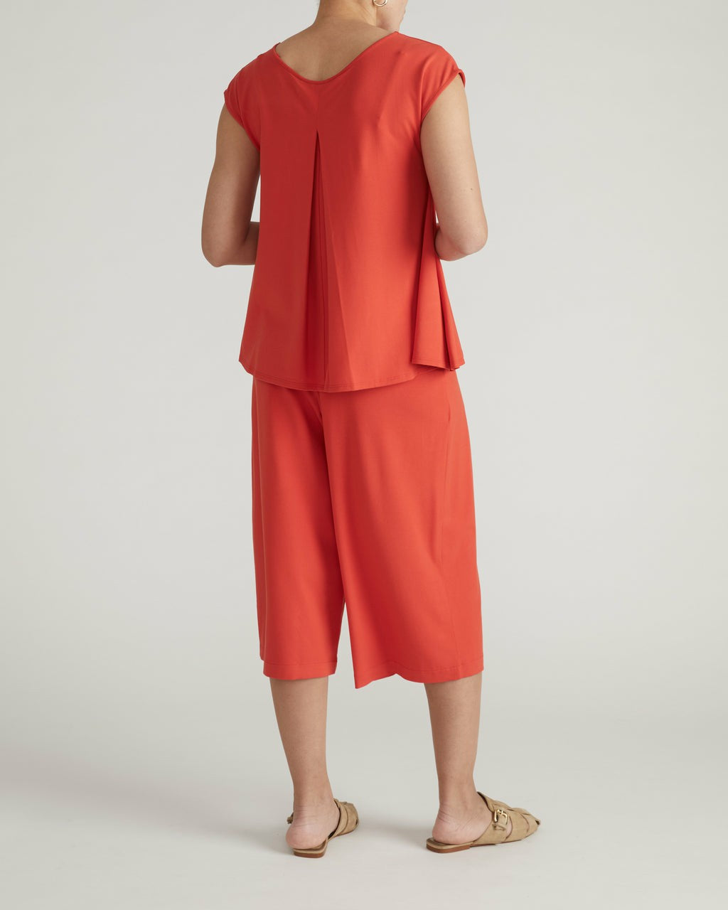 Lotti Jersey Culottes - Shoreline Sunset | Universal Standard