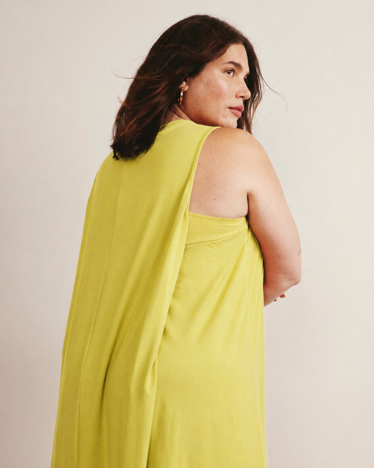 Pearl Divine Jersey Dress - Pomelo | Universal Standard