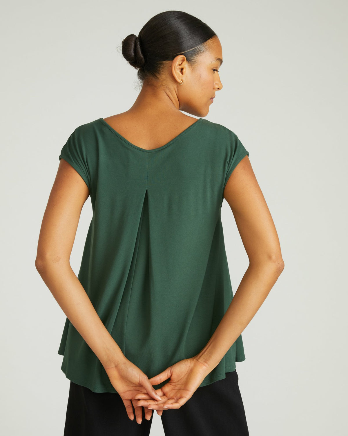 Heatwave Divine Jersey Flared Top - Conifer | Universal Standard