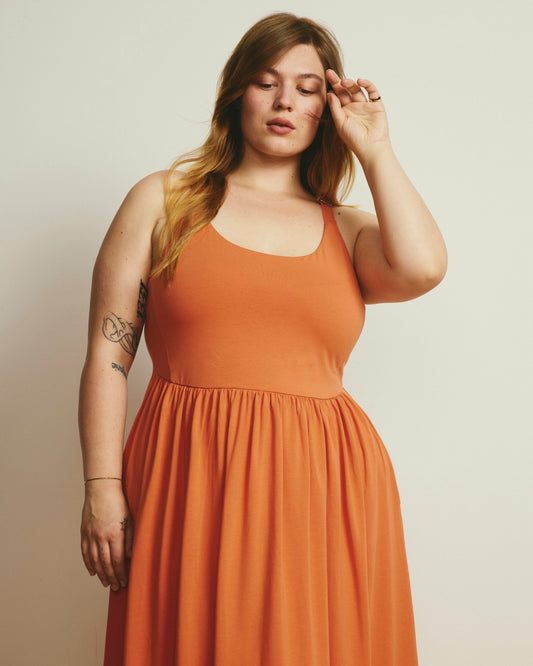 Cayo Cami Dress - Italian Orange | Universal Standard