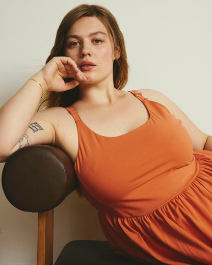 Cayo Cami Dress - Italian Orange | Universal Standard