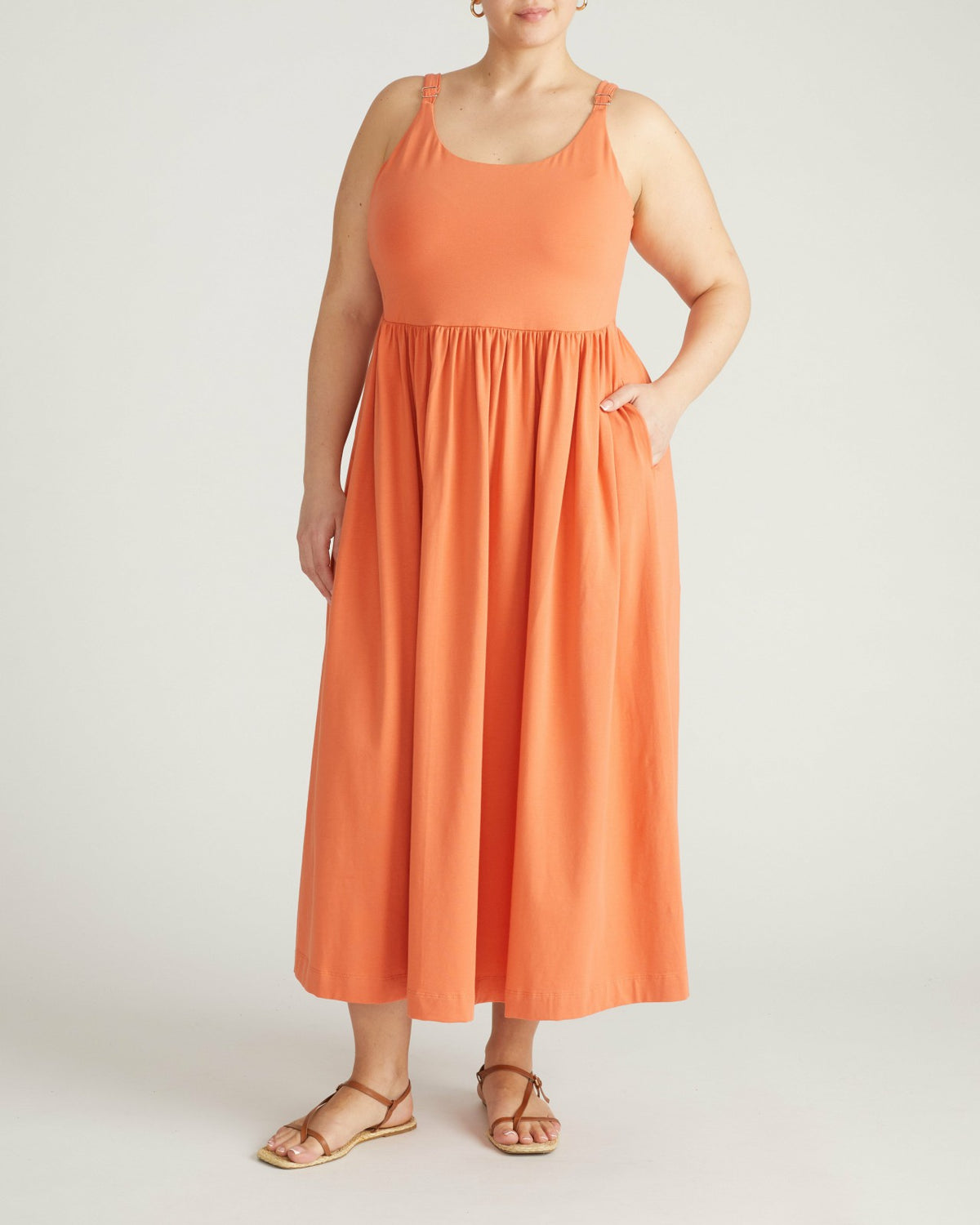 Cayo Cami Dress - Italian Orange | Universal Standard