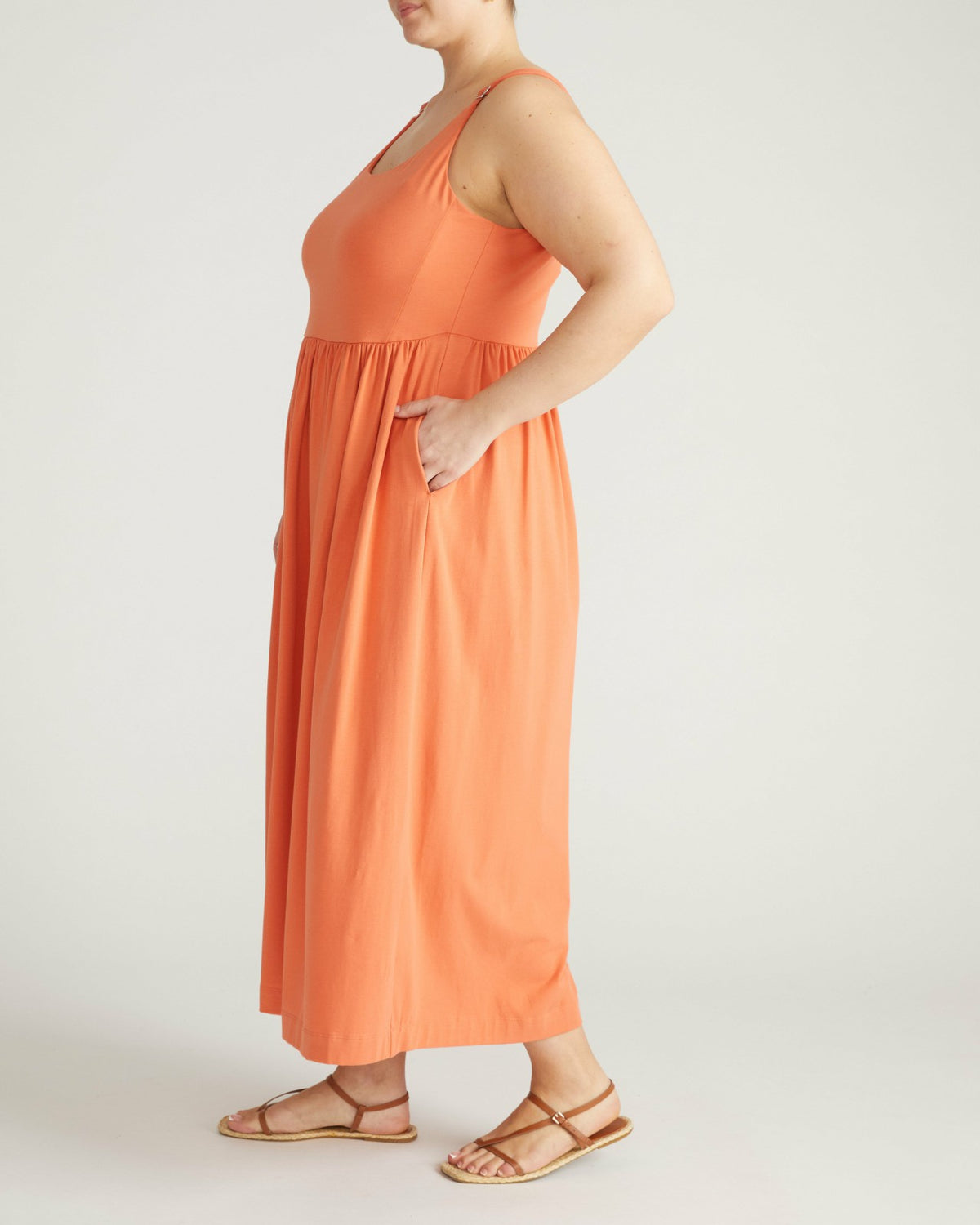 Cayo Cami Dress - Italian Orange | Universal Standard