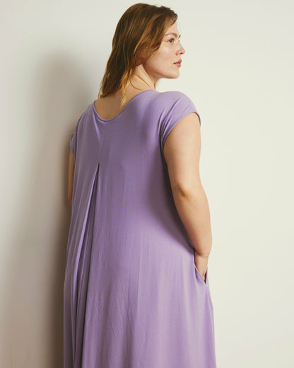 Capri Divine Jersey Flared Dress - Spring Iris | Universal Standard