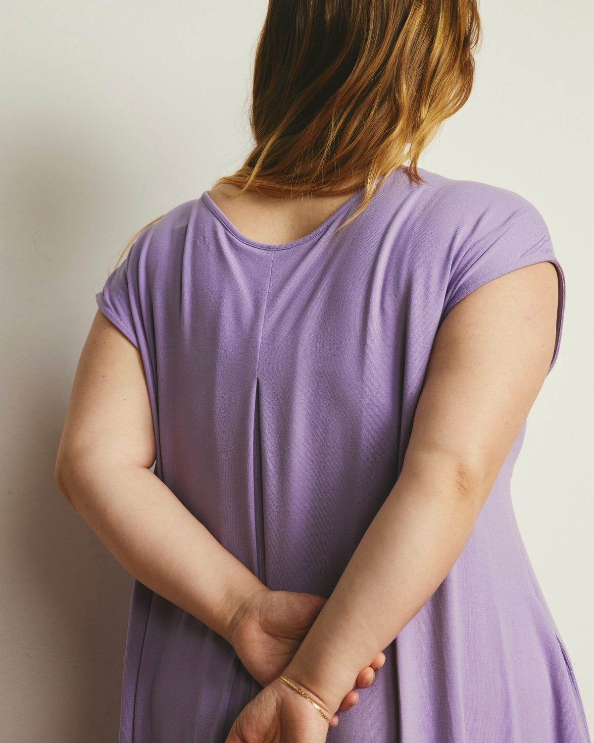 Capri Divine Jersey Flared Dress - Spring Iris | Universal Standard