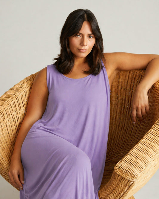 Athena Divine Jersey Dress - Spring Iris | Universal Standard