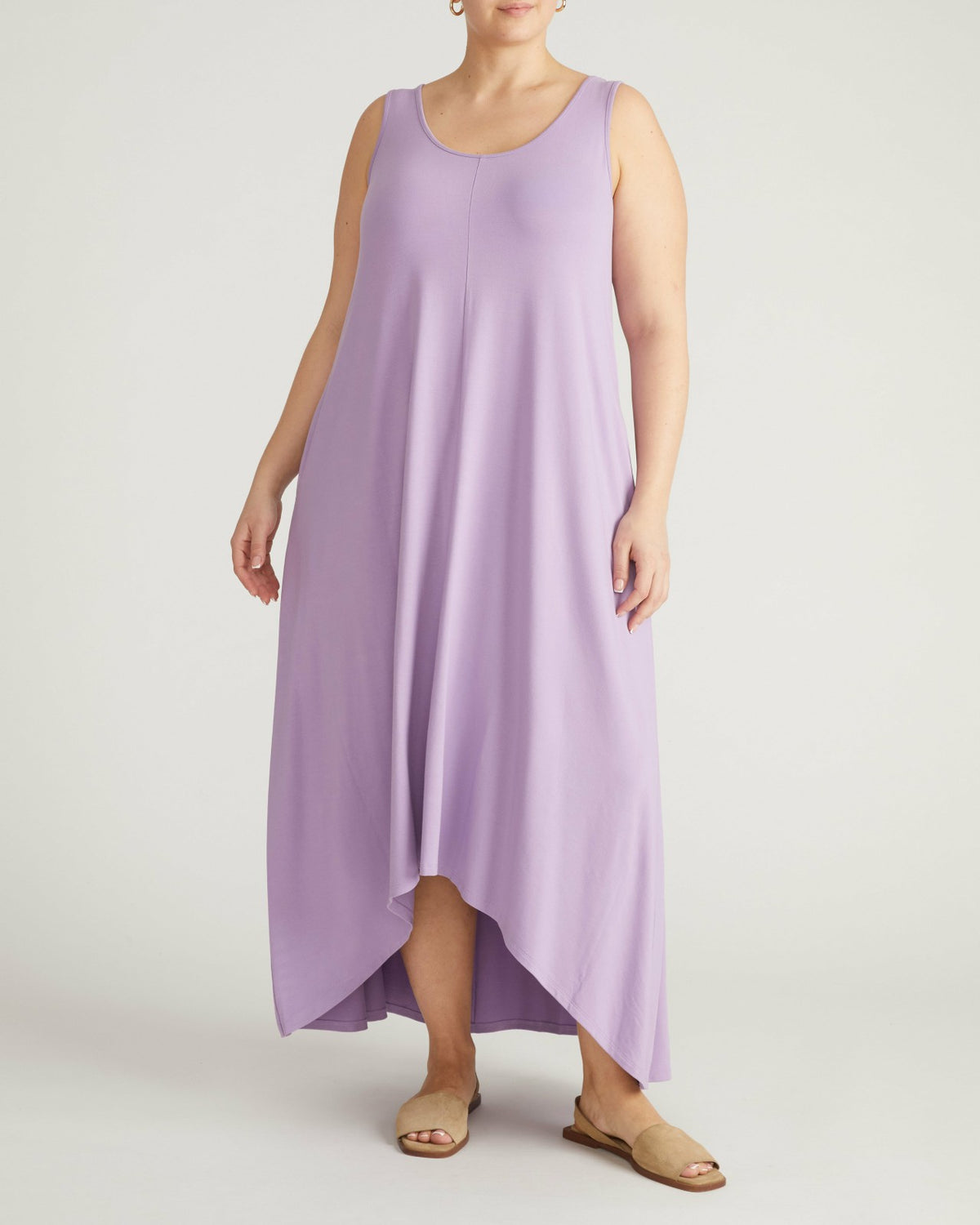 Athena Divine Jersey Dress - Spring Iris | Universal Standard