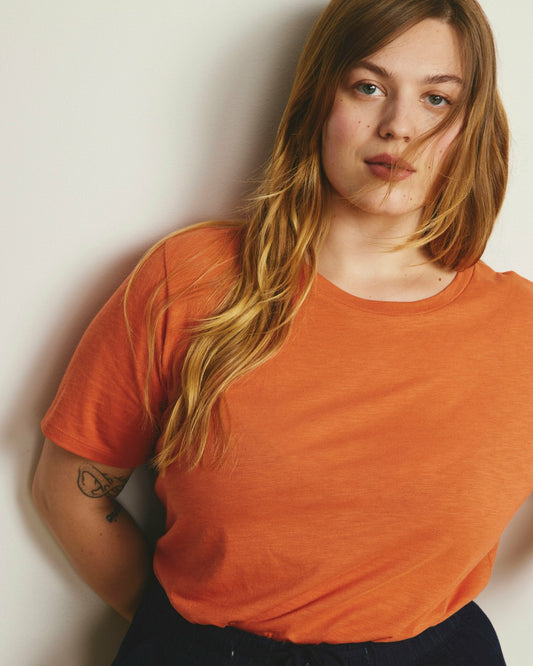 Light-As-Air Tee Rex - Italian Orange | Universal Standard