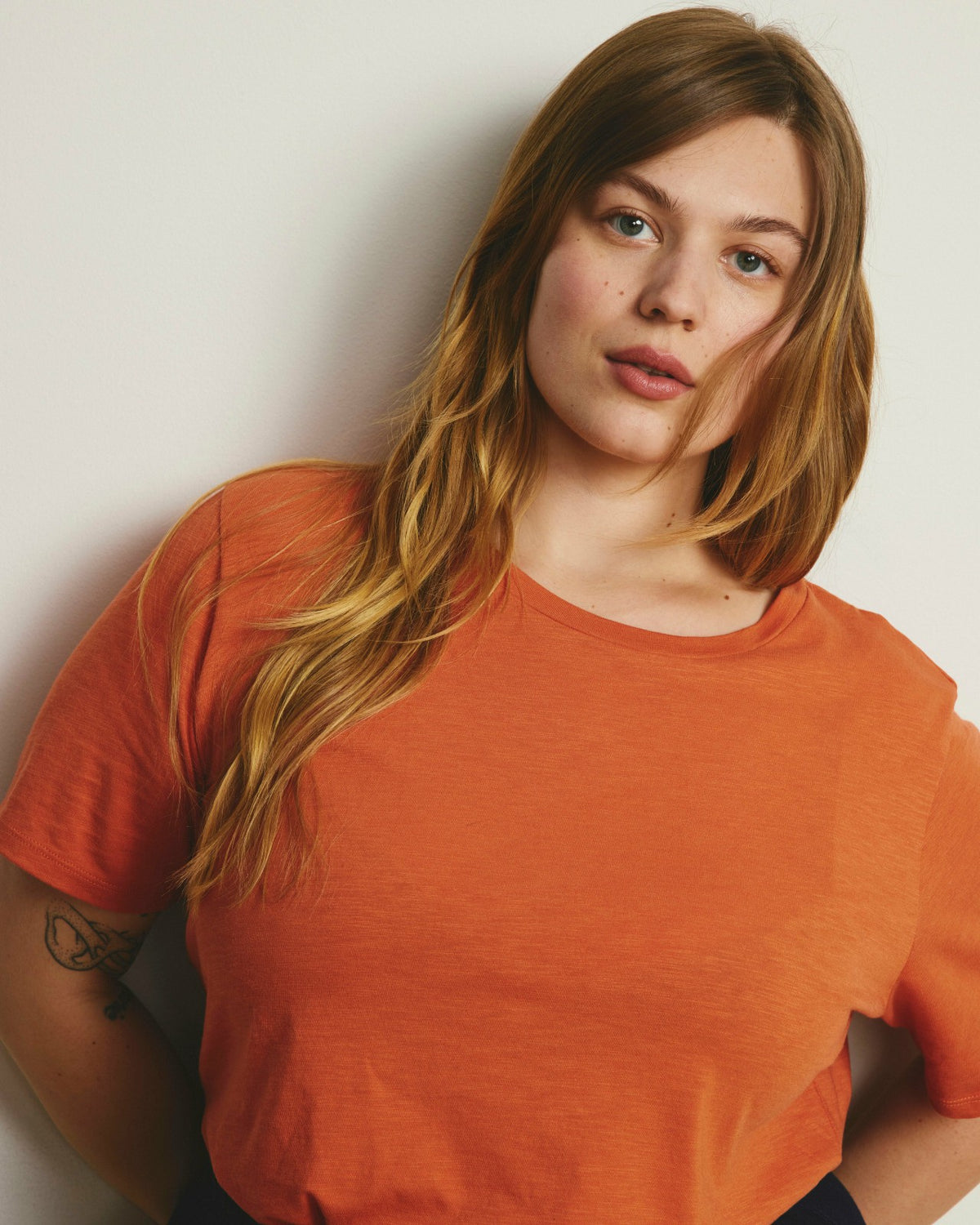 Light-As-Air Tee Rex - Italian Orange | Universal Standard