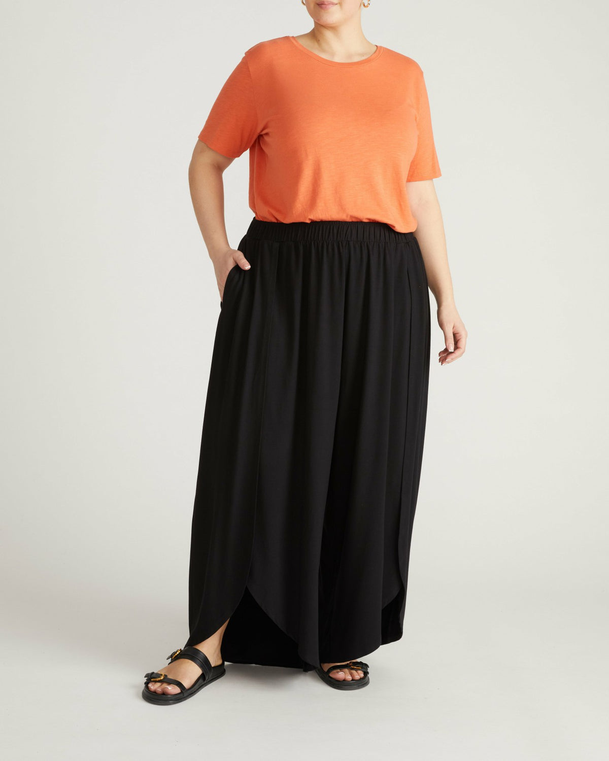 Light-As-Air Tee Rex - Italian Orange | Universal Standard