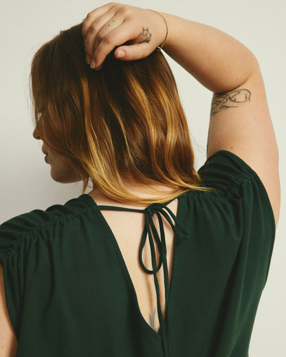 Tish Divine Jersey Kaftan - Conifer | Universal Standard