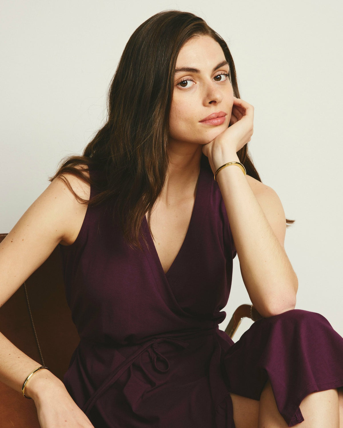 Tiered Twirl Wrap Dress - Gamay | Universal Standard