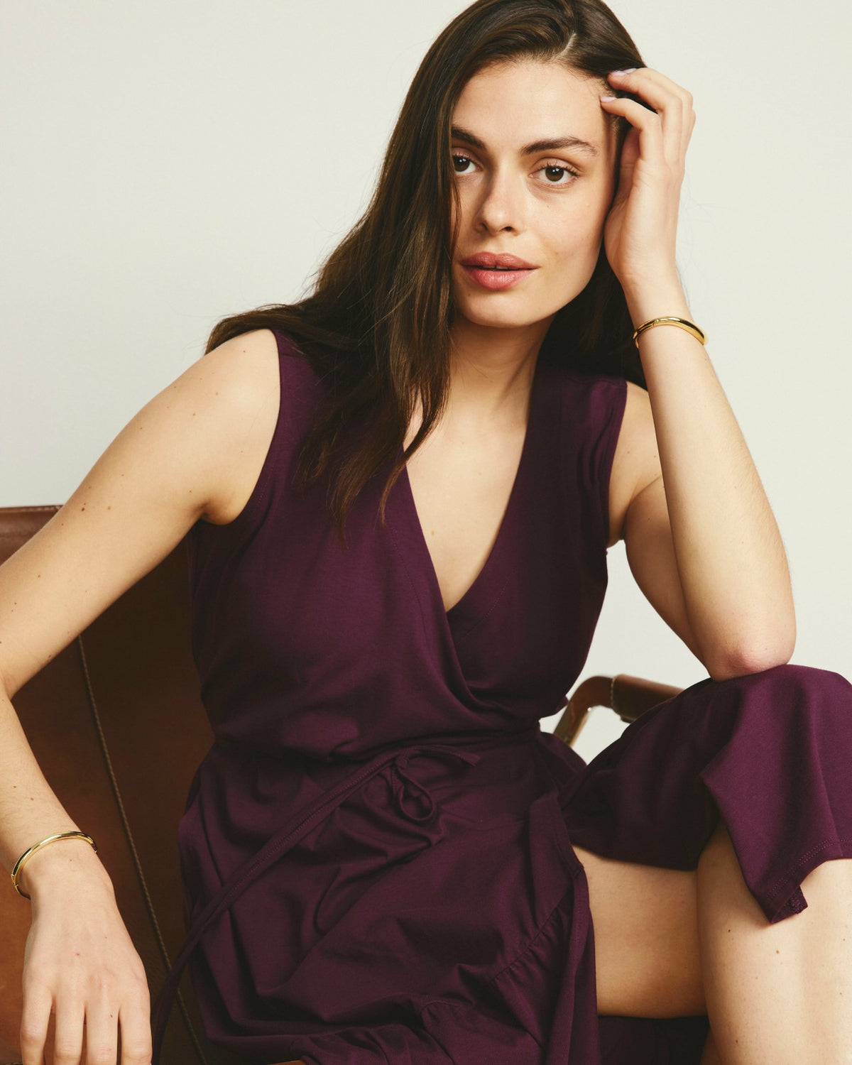 Tiered Twirl Wrap Dress - Gamay | Universal Standard
