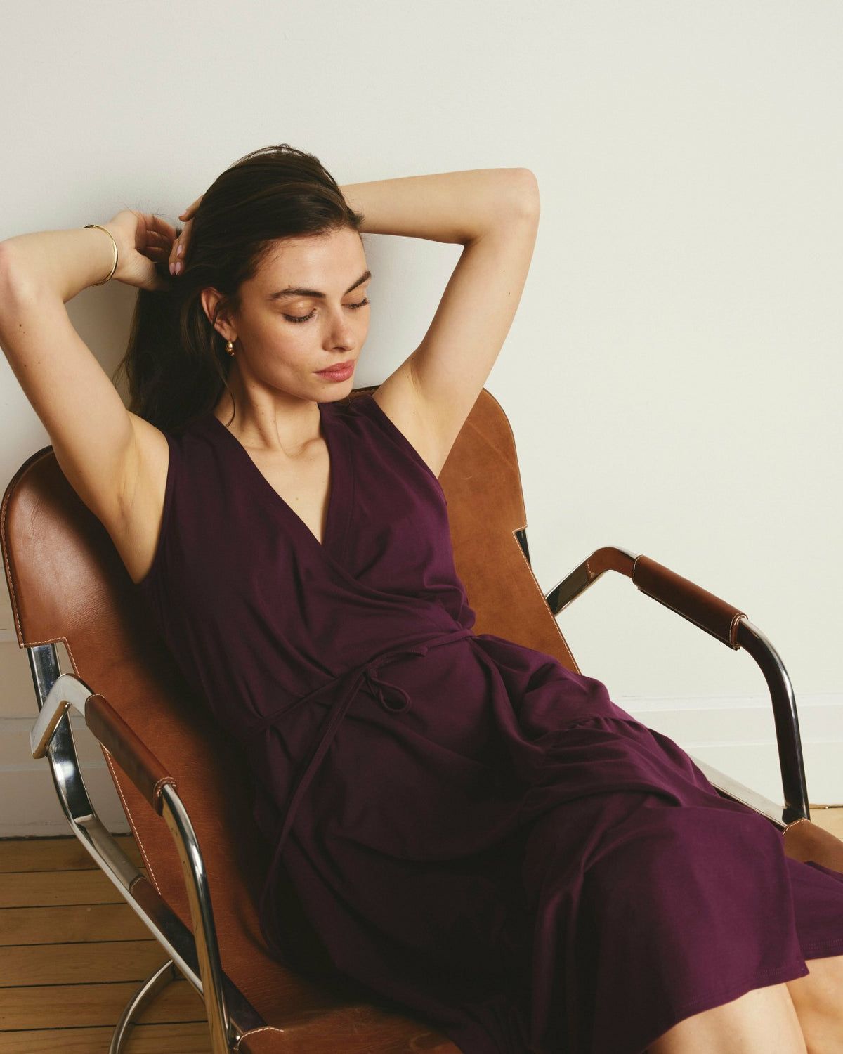 Tiered Twirl Wrap Dress - Gamay | Universal Standard