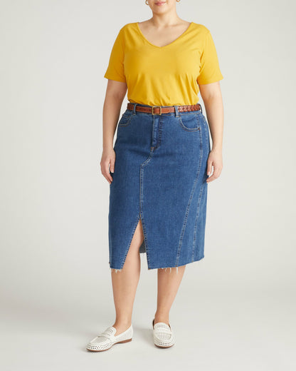 Double V Tee - Goldenrod | Universal Standard