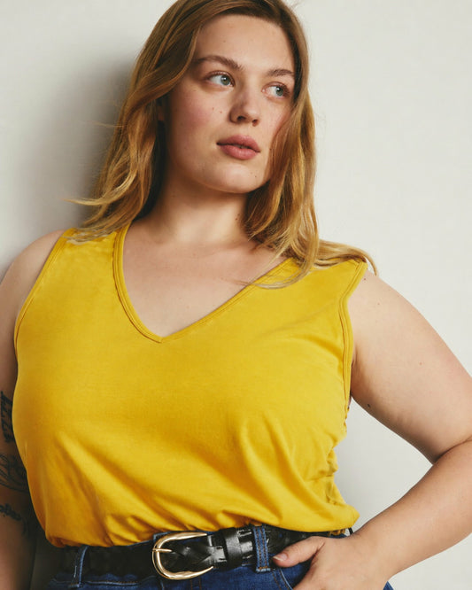 Double V Tank - Goldenrod | Universal Standard
