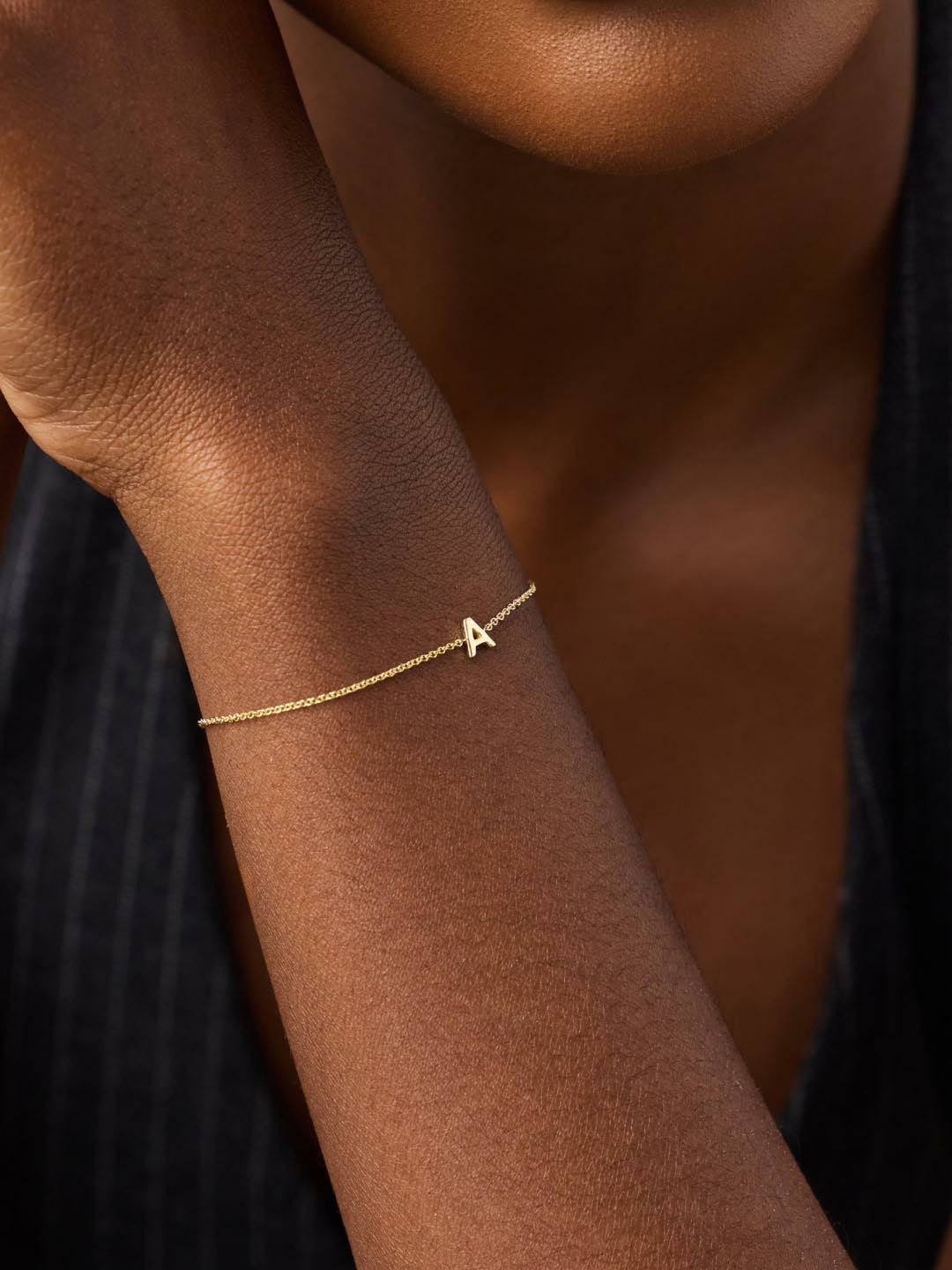 Ana Luisa Initial Bracelet - Letter Bracelet | Universal Standard