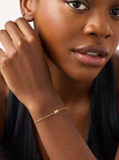 Ana Luisa Initial Bracelet - Letter Bracelet | Universal Standard