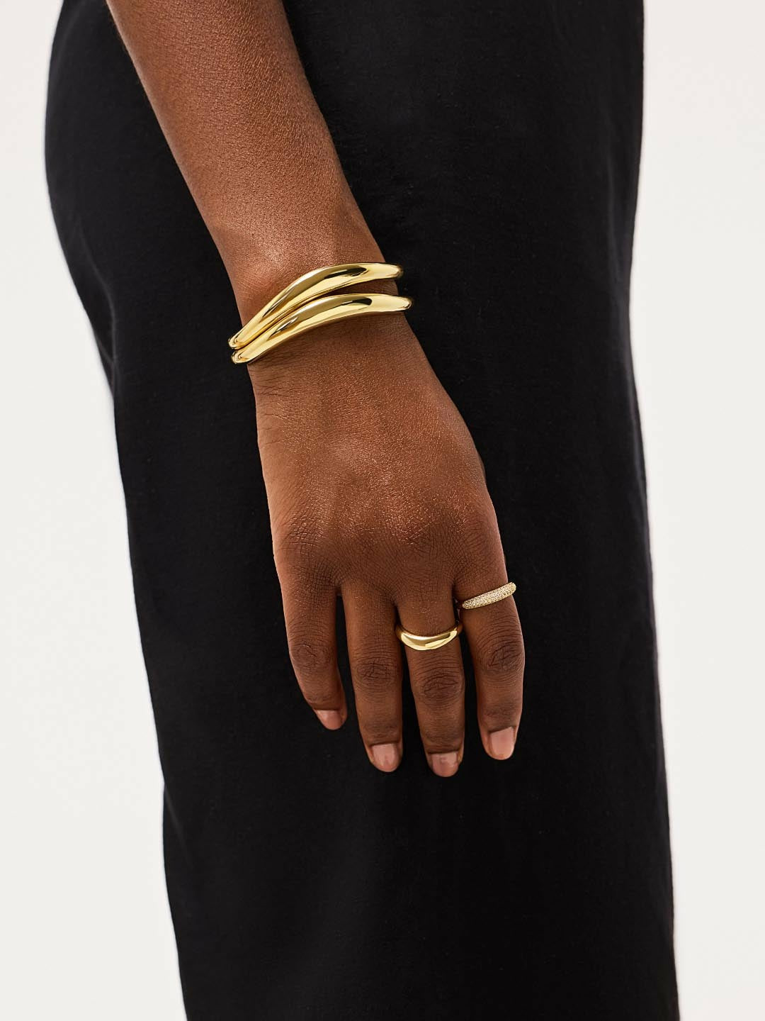 Ana Luisa Gold Bangle Bracelet - Talia | Universal Standard