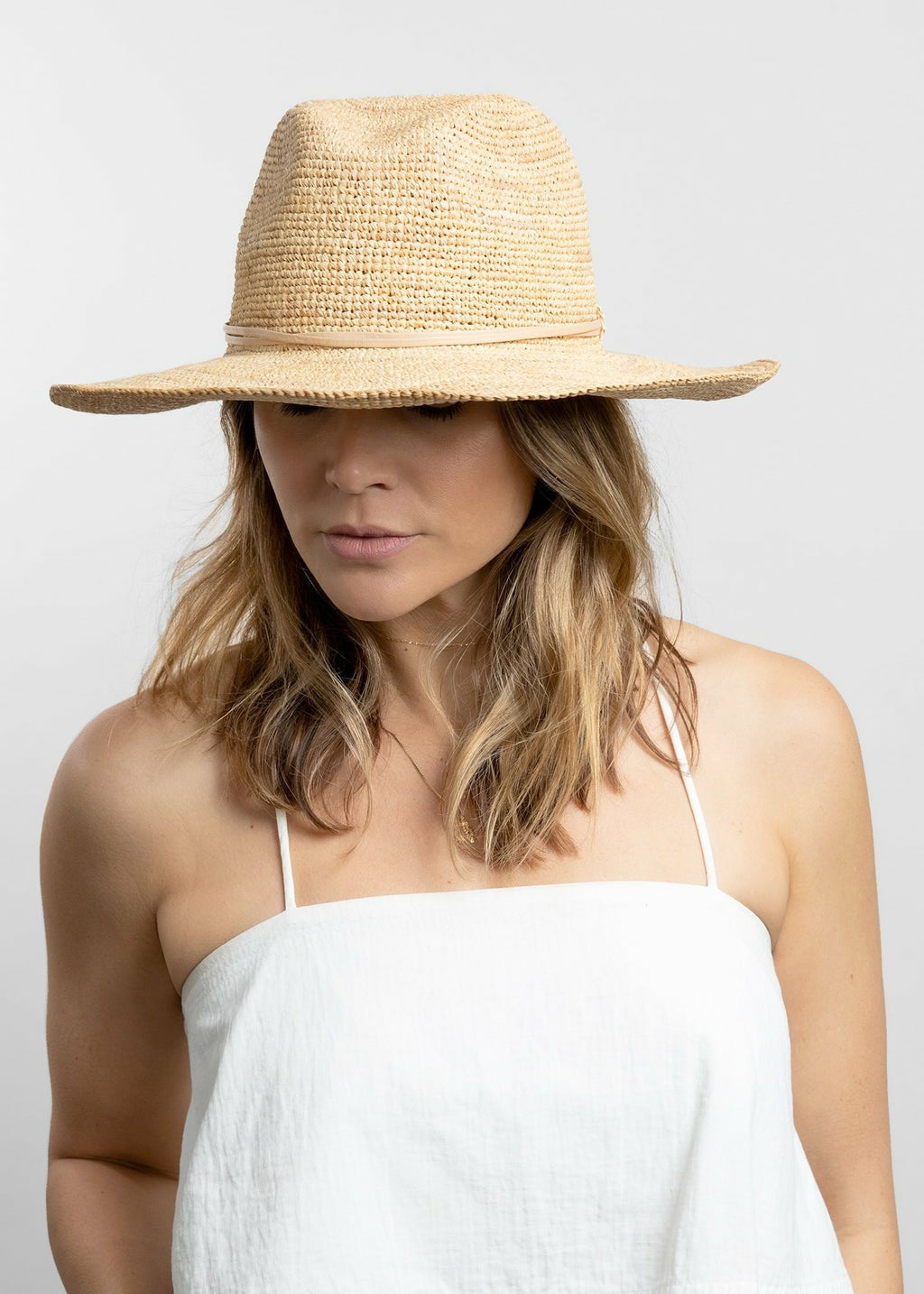 Hat Attack Raffia Crochet Continental | Universal Standard